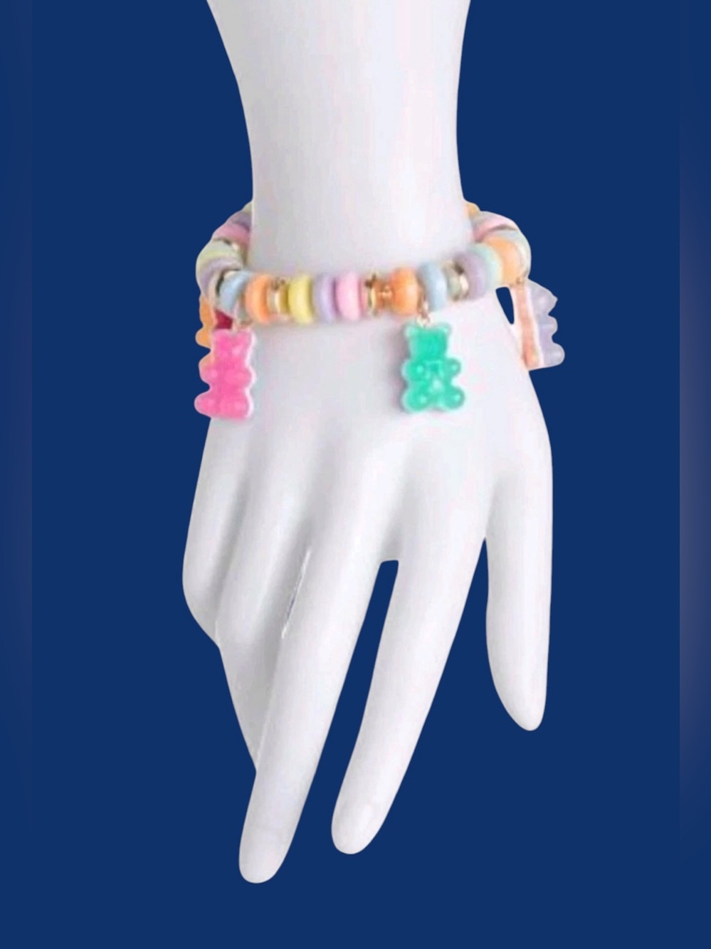 Betsey Johnson  Gummy Bears Charm Bracelet - Multicolor - Picture 4 of 16